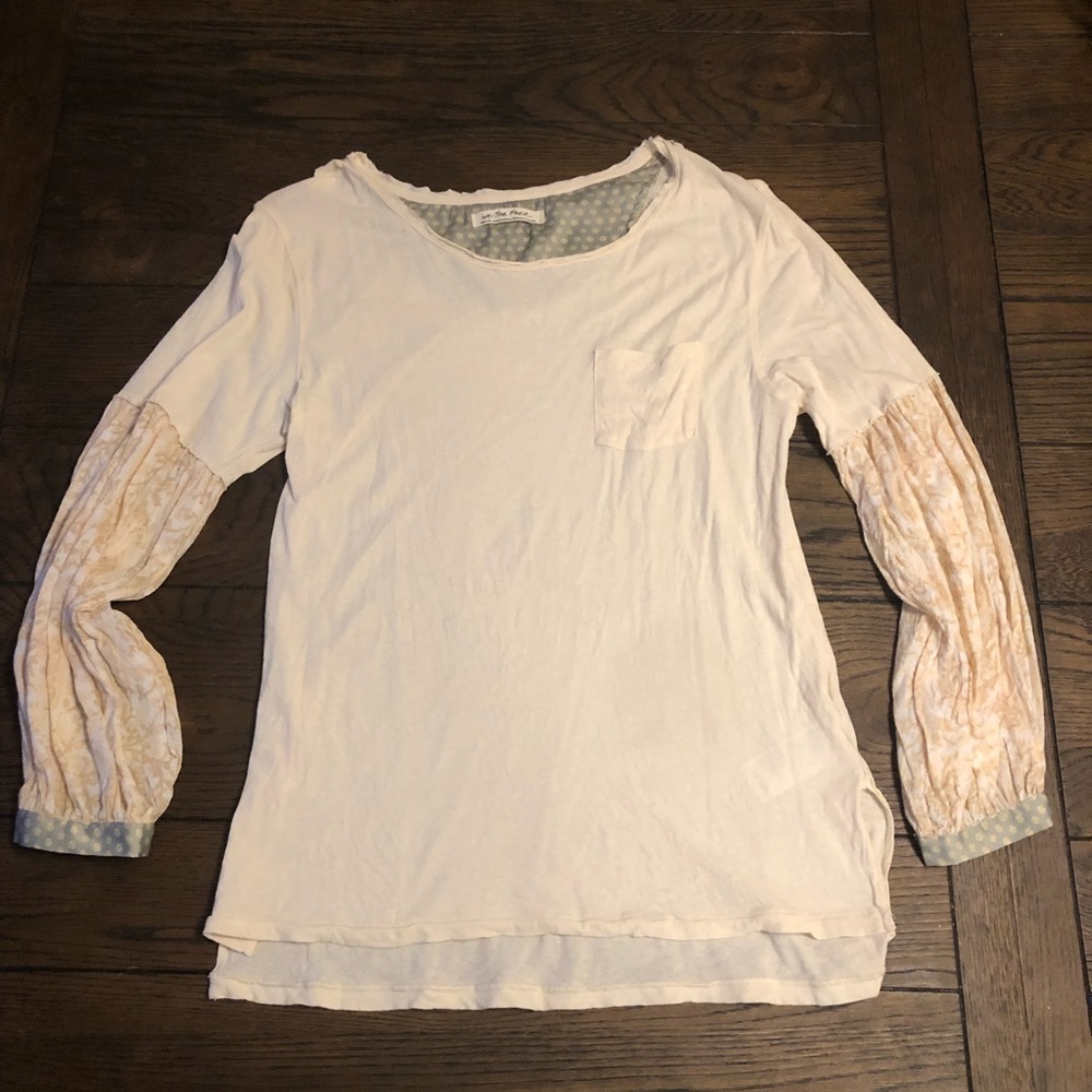 Free people we the free long sleeve top size medium
